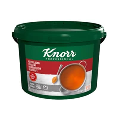 Knorr Oksebouillon, pasta, økonomi 5 kg / 250 L - 
